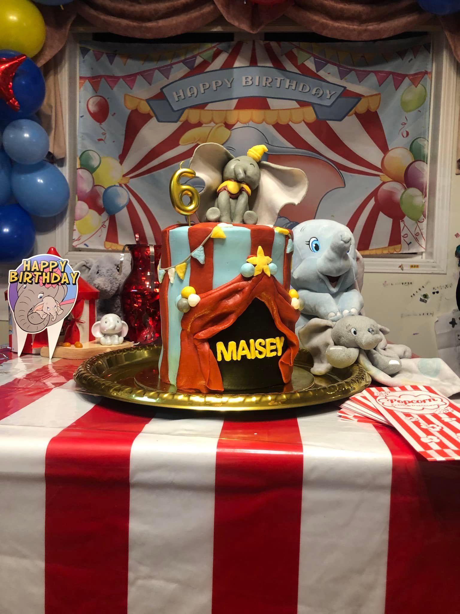 Circus Dumbo Cake
