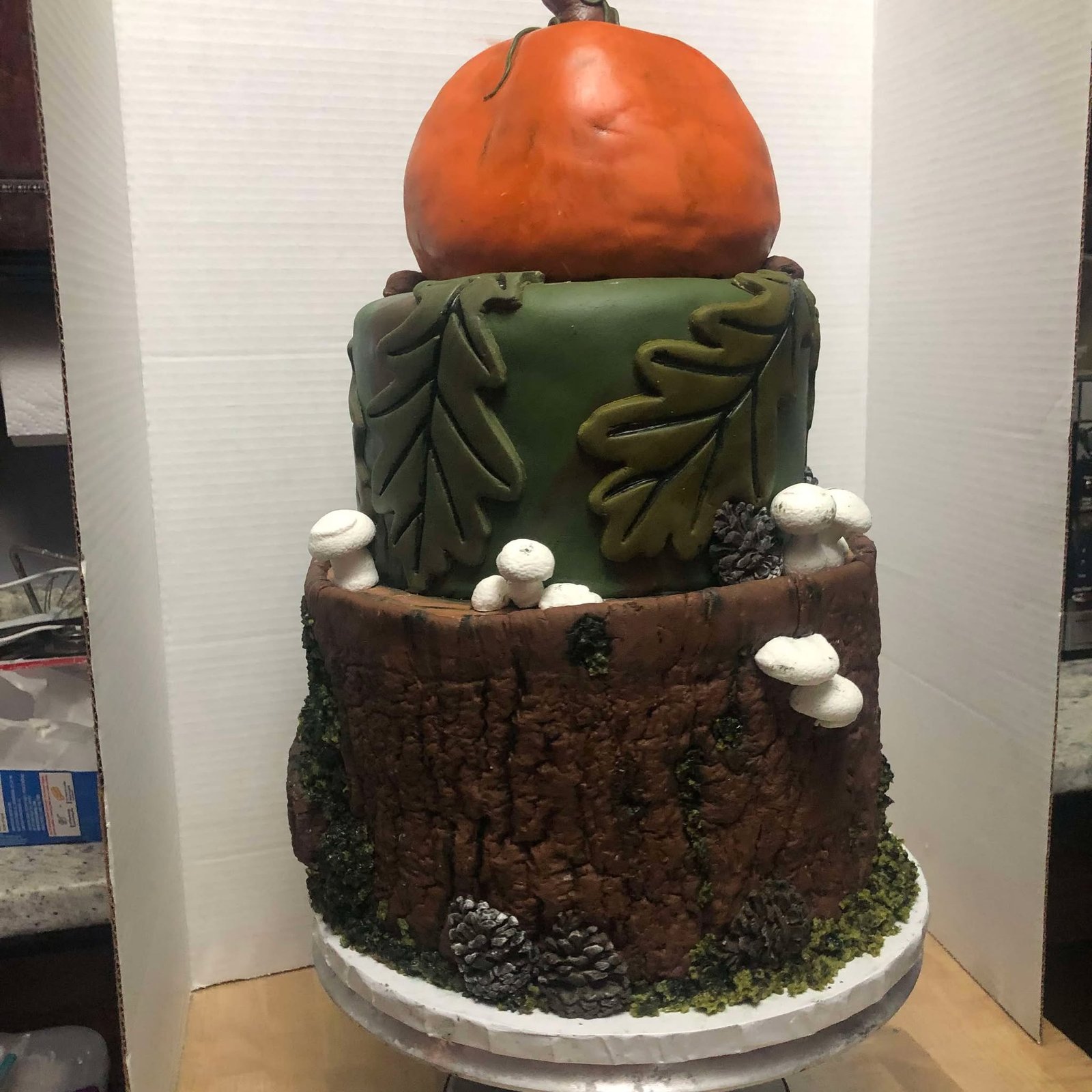 Woodland Fall Pumpkin Cake