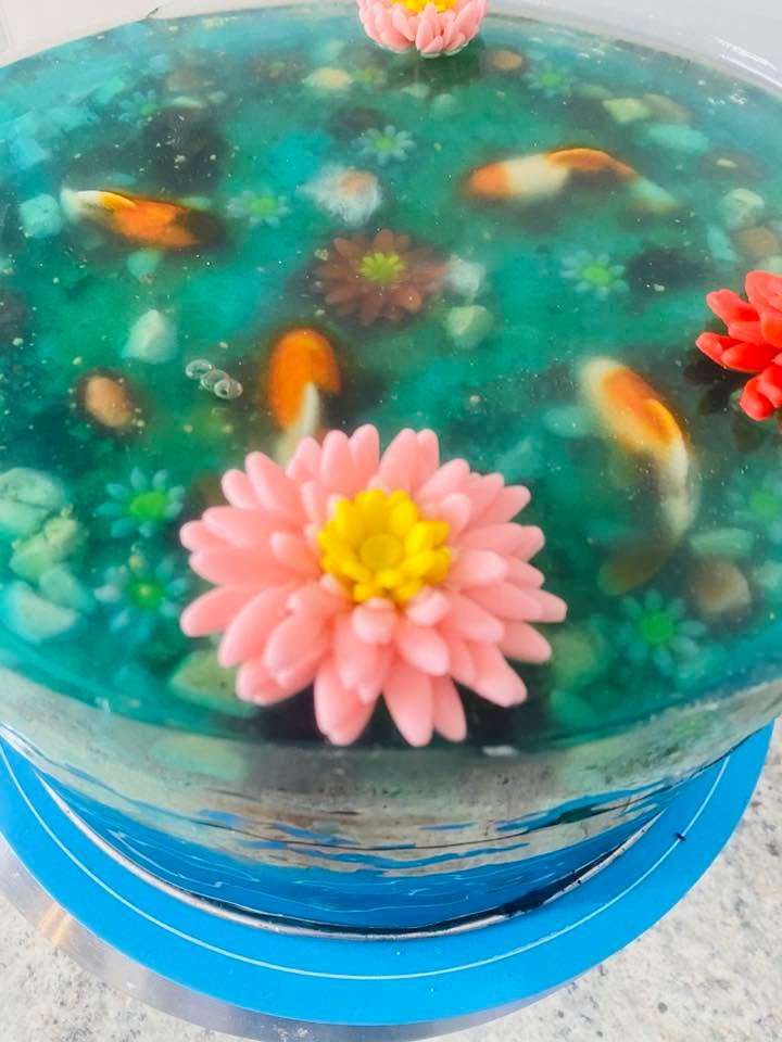 The Koi Pond Cake