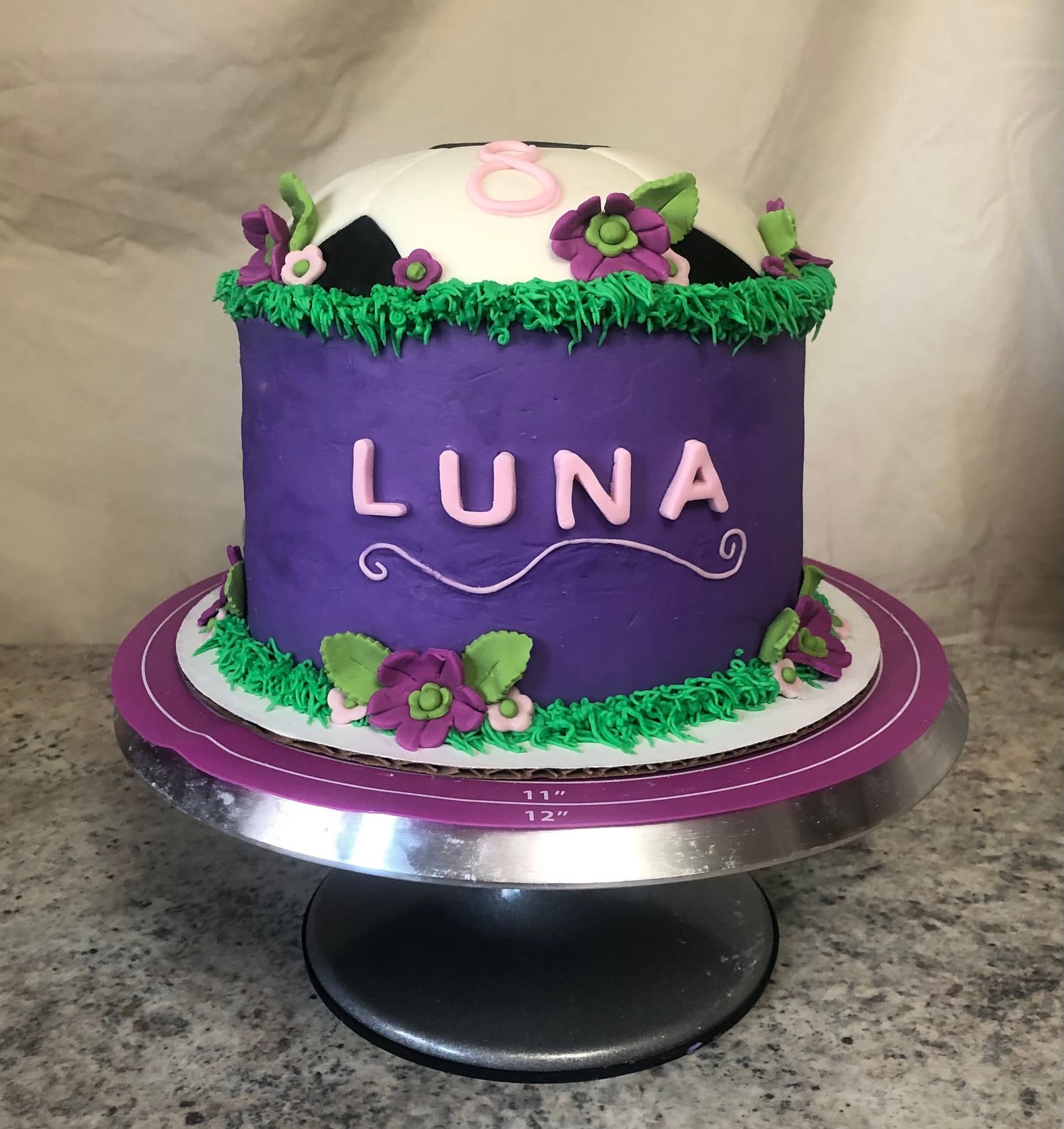 Soccer Girl Cake