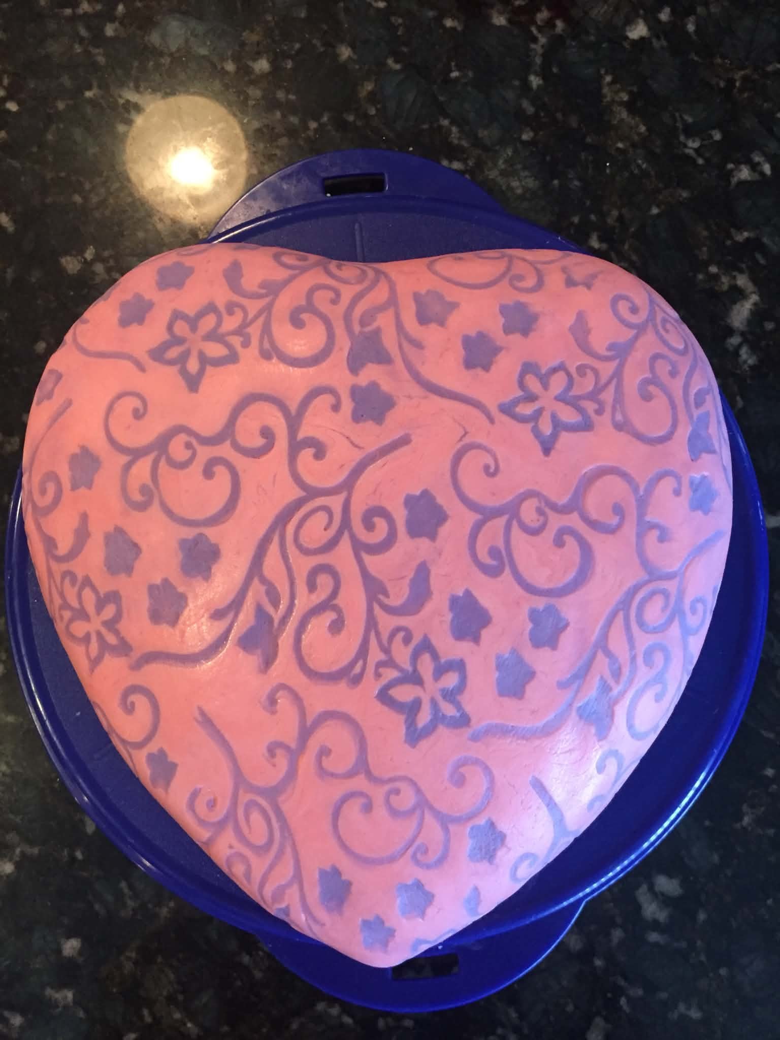 Vintage Heart Cake