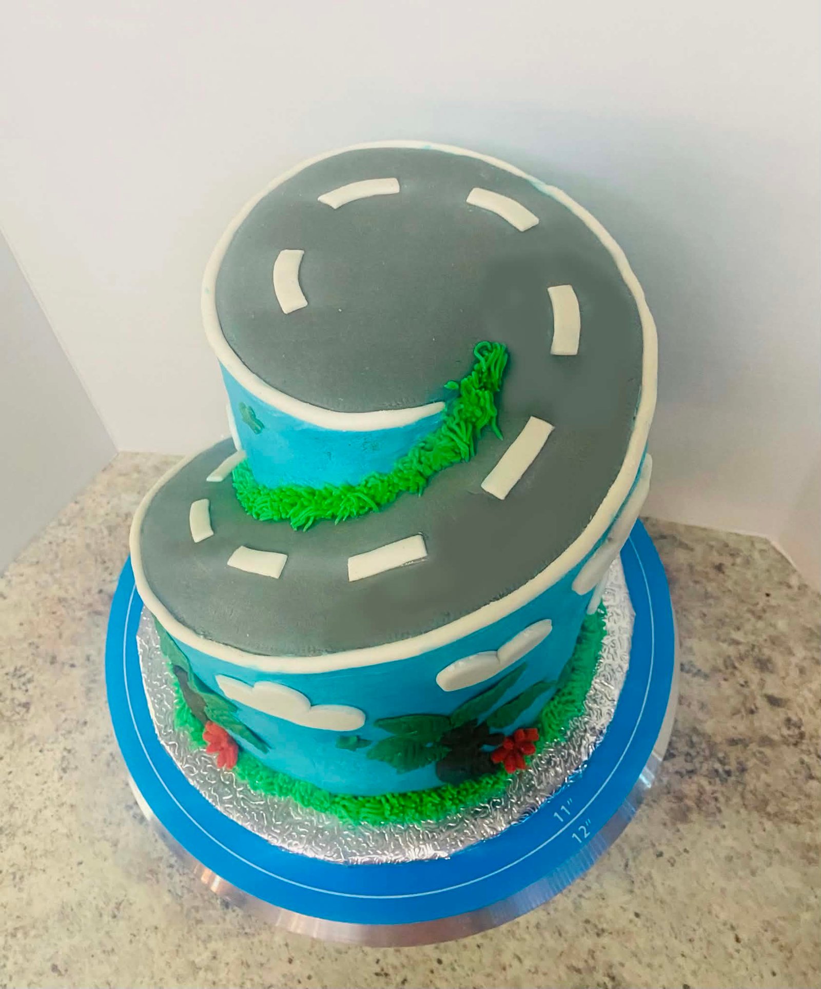 Winding Road Cake